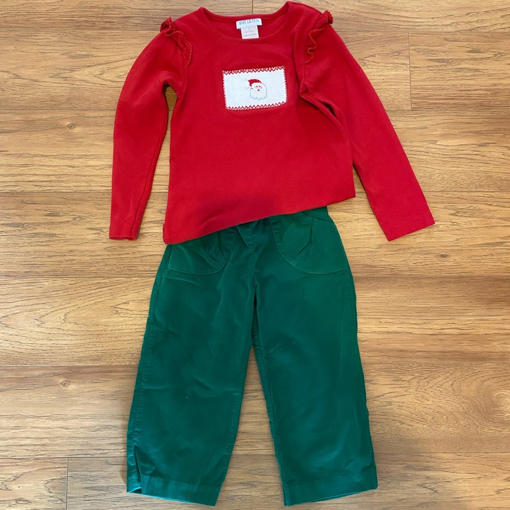 Girls Christmas outfit 2T